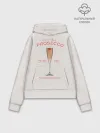 Худи женский база хлопок / Prosecco