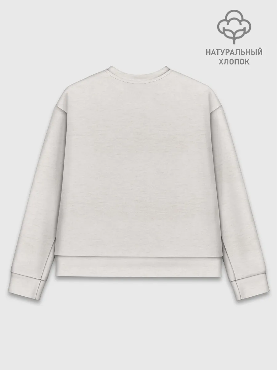 Женский свитшот базовый хлопок / Prosecco