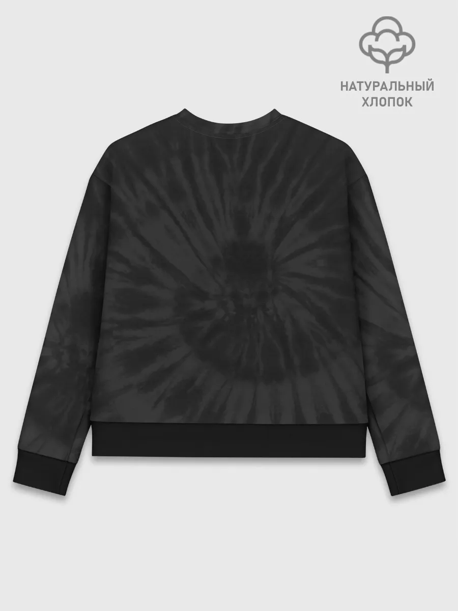 Женский свитшот базовый хлопок / Джоконда новогодняя