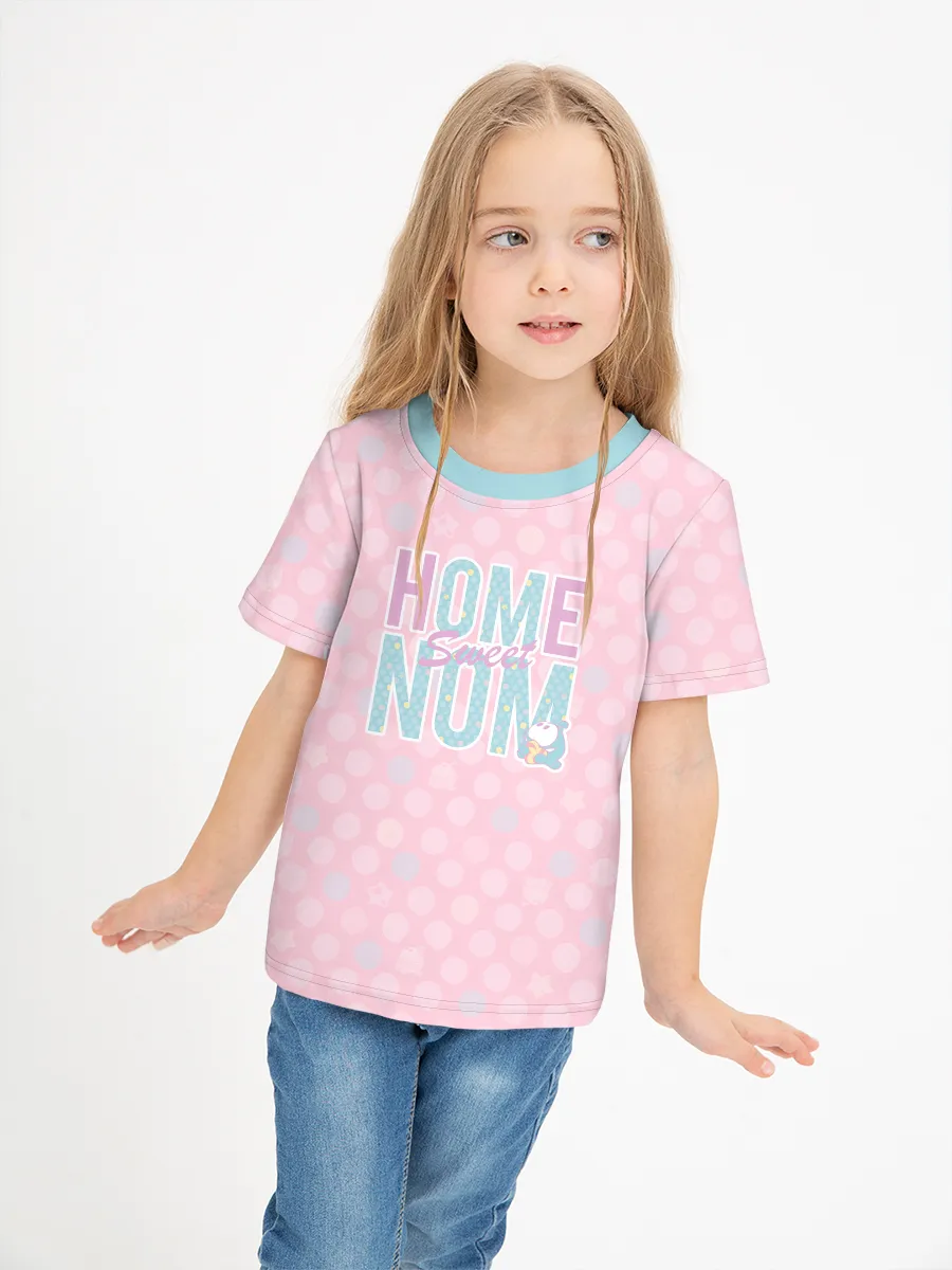 Детская футболка хлопок / Ам Ням HomePink