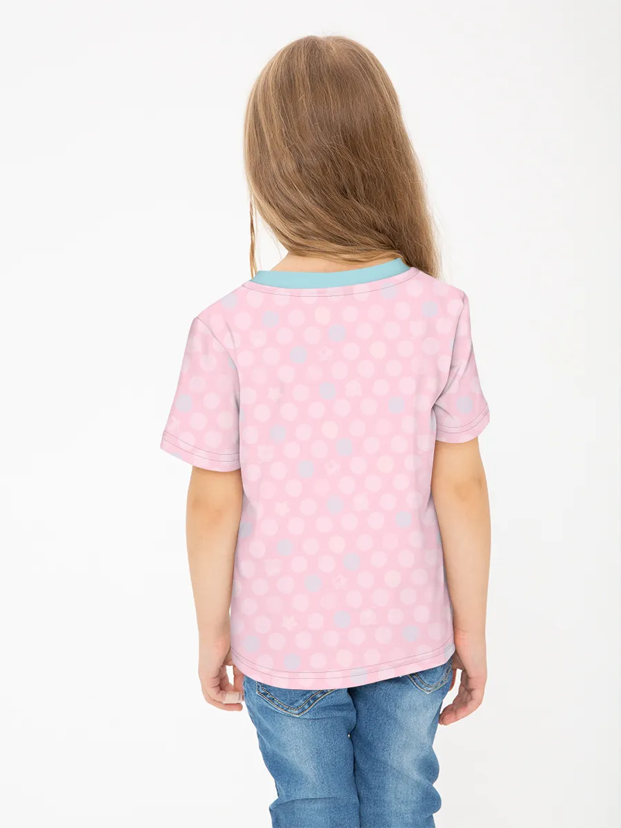Детская футболка хлопок / Ам Ням HomePink