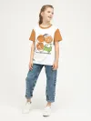 Детская футболка хлопок / Ам Ням Orange