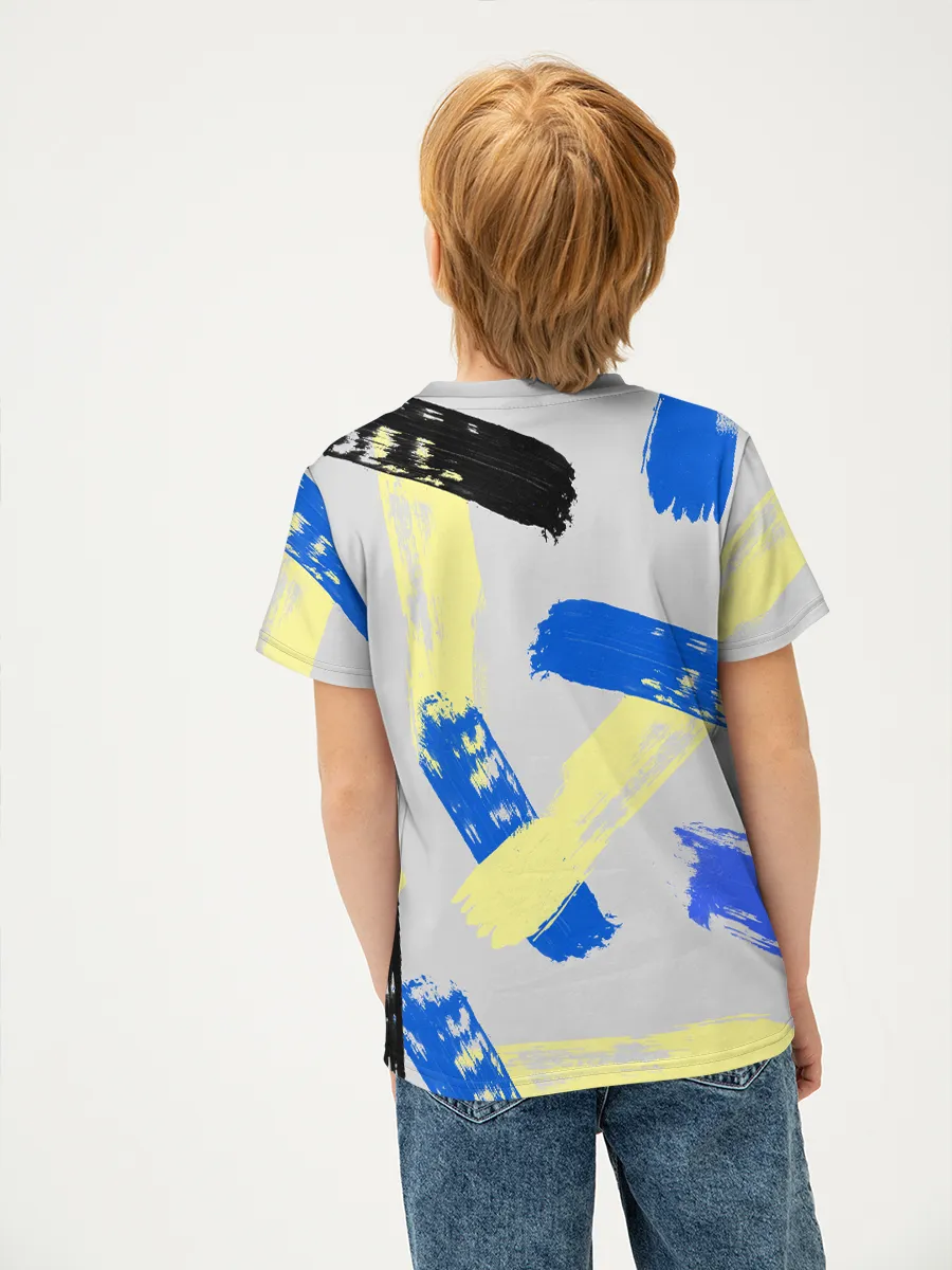 Детская футболка хлопок / Ам Ням DyeBlue