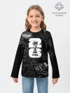 Детский лонгслив хлопок / Fifa Black