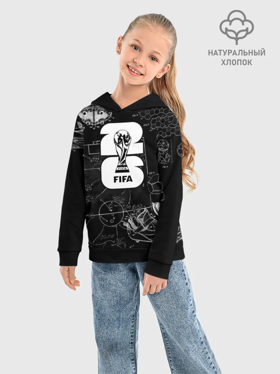 Детское худи хлопок / Fifa Black