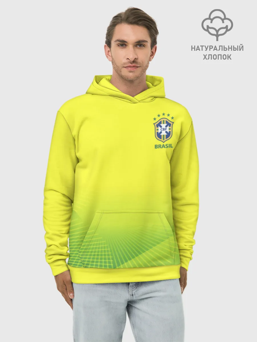 Худи мужской база хлопок / FootballBrazil