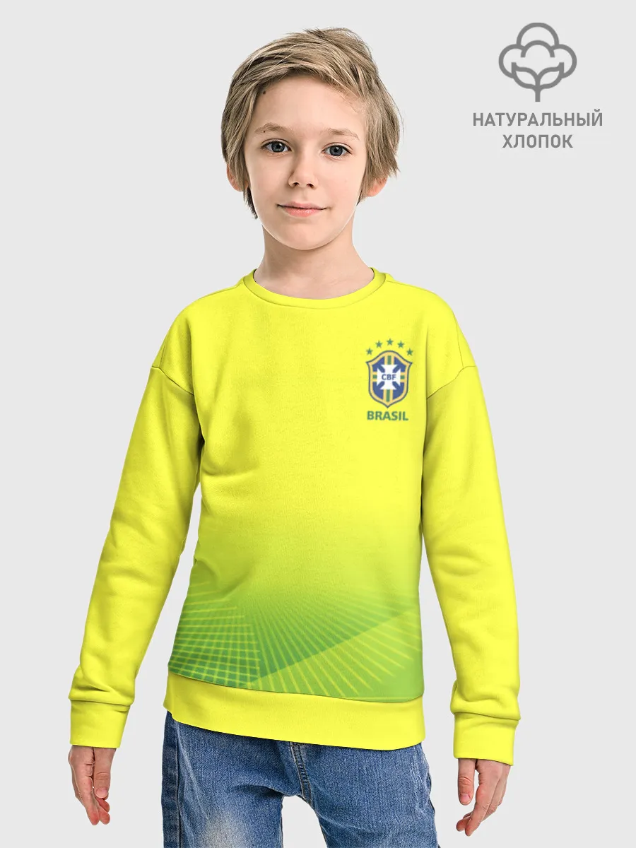 Детский свитшот хлопок / FootballBrazil