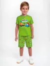 Детская пижама с шортами / Грузовичок Лёва DotsGreen