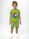 Детская пижама с шортами / Грузовичок Лёва LevaGreen