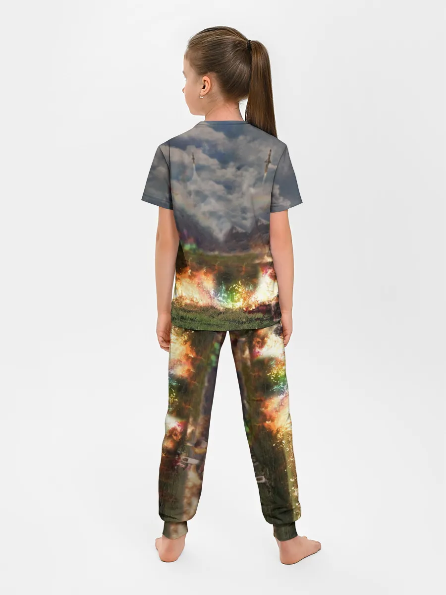 Детская пижама с брюками / Ким чен ын на Единороге