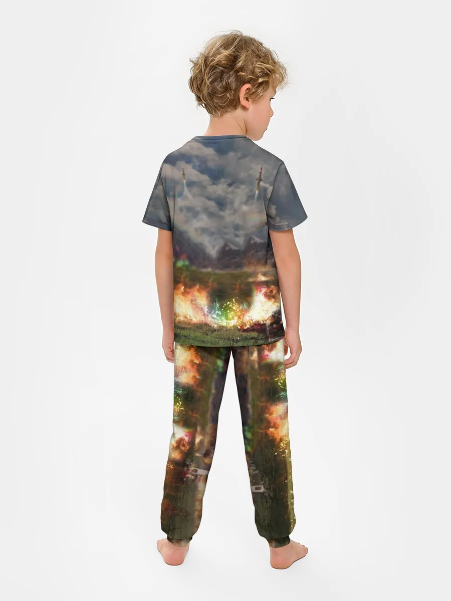 Детская пижама с брюками / Ким чен ын на Единороге