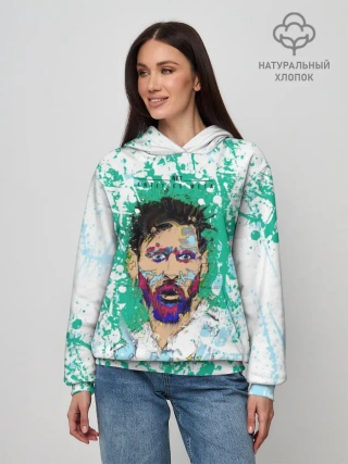 Худи женский база хлопок / Месси