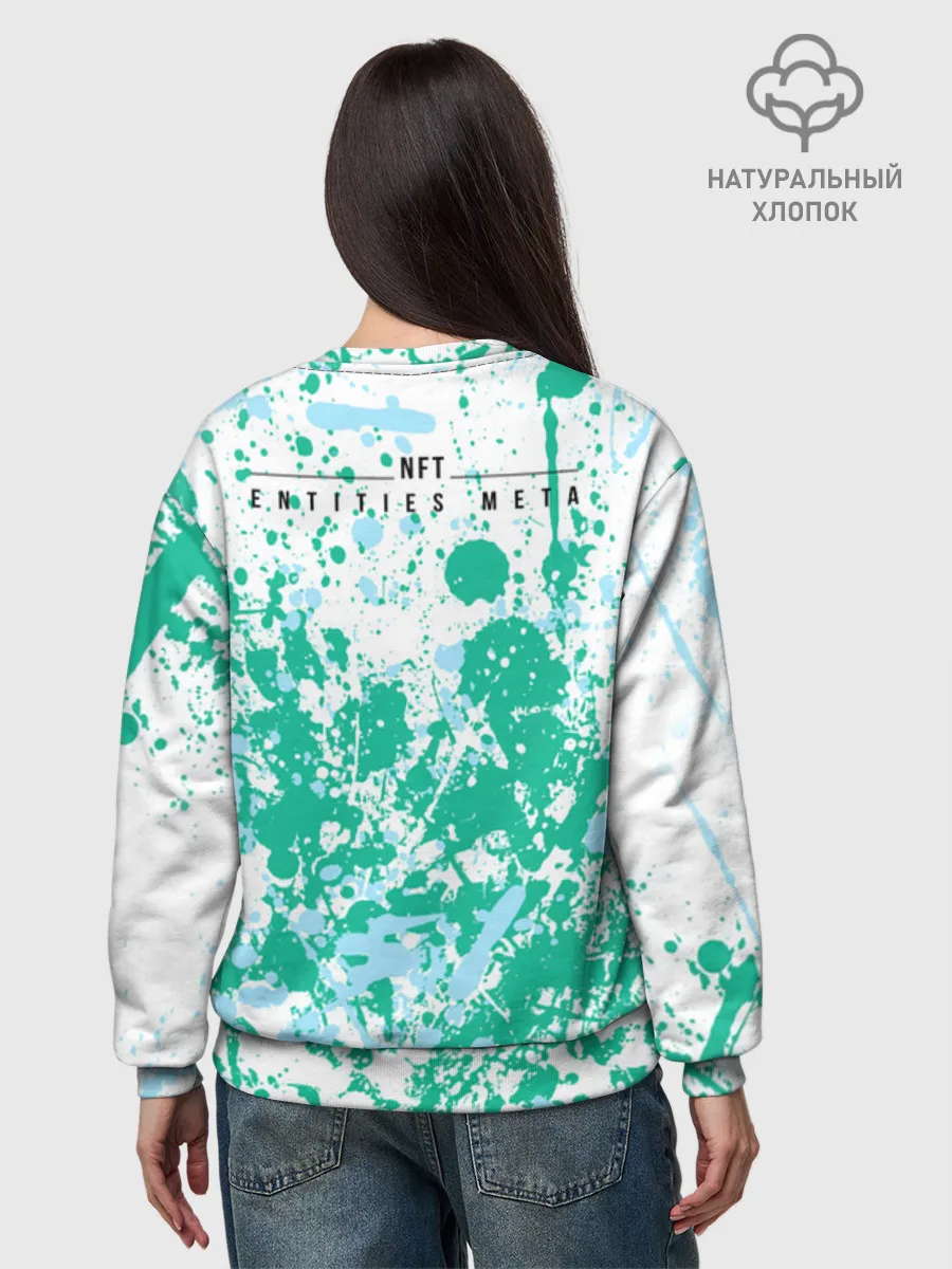 Женский свитшот базовый хлопок / Месси