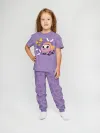 Детская пижама с брюками хлопок / Грузовичок Лёва Violet