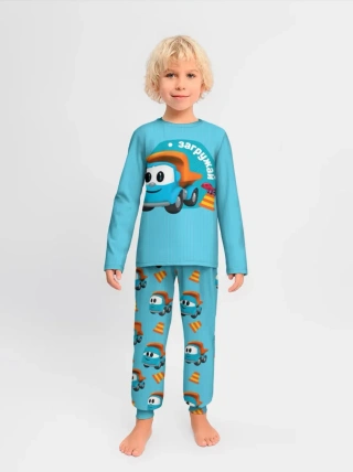 Детская пижама / Грузовичок Лёва LevaLightBlue