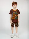 Детская пижама с шортами / Геранд Brown