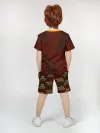 Детская пижама с шортами / Геранд Brown