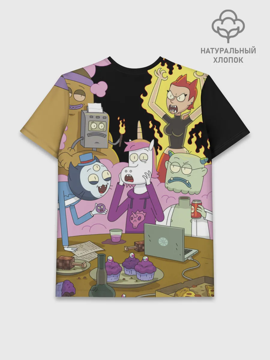 Мужская базовая футболка хлопок / Еake My Muffin BlackPoster