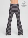 Леггинсы-клеш для девочек / Тёмно-синяя полоска
