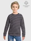 Детский свитшот хлопок / Тёмно-синяя полоска