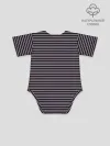 Боди для малышей / Тёмно-синяя полоска