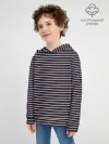 Детское худи хлопок / Тёмно-синяя полоска