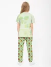 Детская пижама с брюками хлопок / Винни пух LightGreen