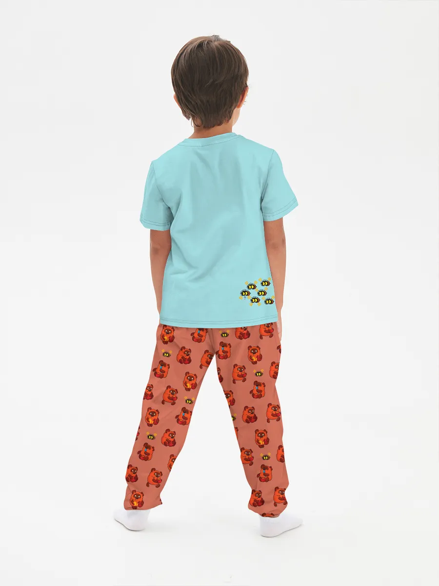 Детская пижама с брюками хлопок / Винни Пух Тучка