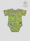 Боди для малышей / Грузовичок Лёва Green