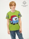 Детская футболка хлопок / Грузовичок Лёва Green