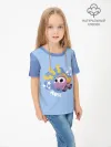 Детская футболка хлопок / Грузовичок Лёва Blue