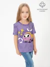 Детская футболка хлопок / Грузовичок Лёва Violet