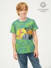 Детская футболка хлопок / Грузовичок Лёва GruzikYellowGreen