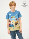 Детская футболка хлопок / Грузовичок Лёва LevaSummer