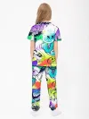 Детская пижама с брюками хлопок / Заяц Граффити