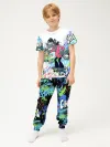 Детская пижама с брюками хлопок / Волк Граффити