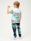 Детская пижама с брюками хлопок / Волк Граффити
