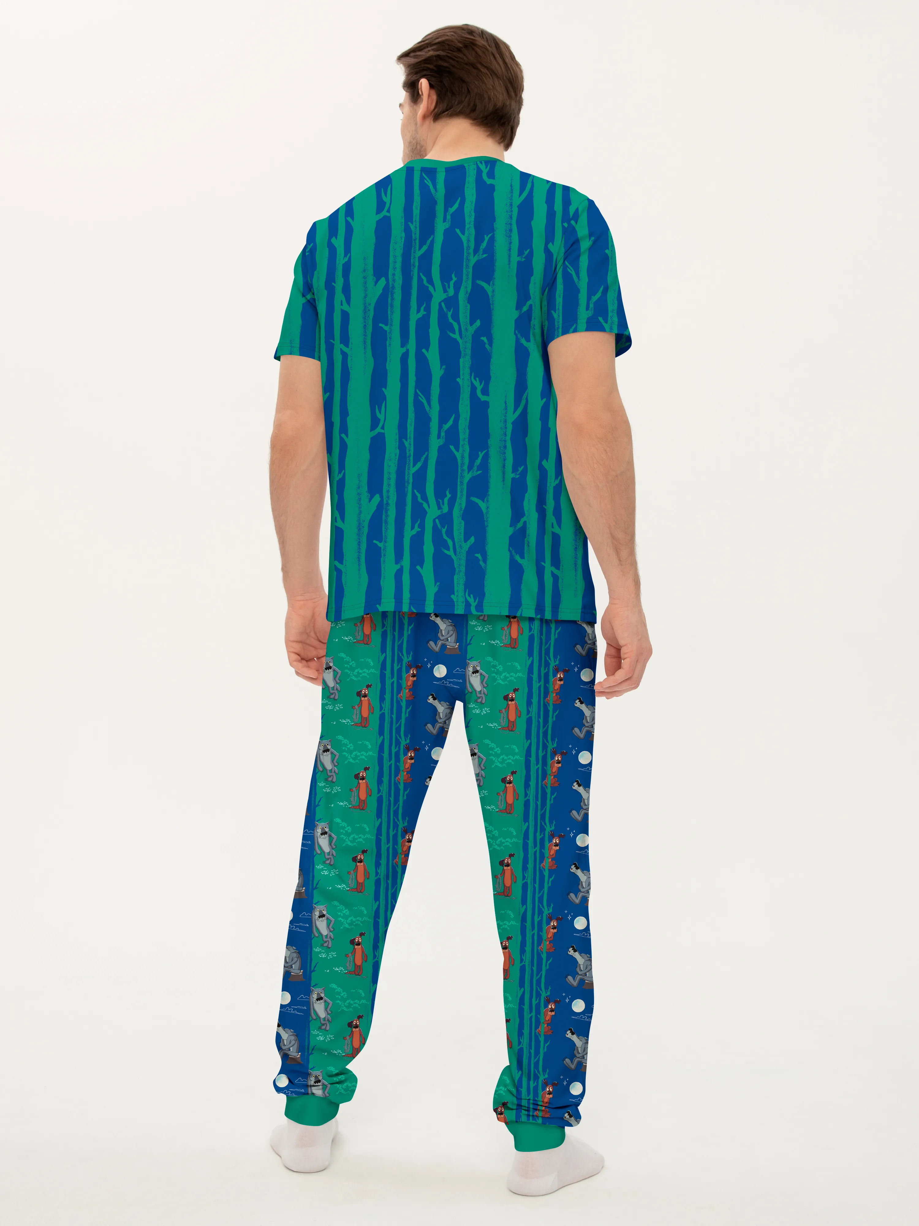 Мужская пижама с брюками / Жил-был пёс BlueGreen