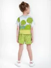 Девочкина пижама с шортами / Оранжевая корова Green