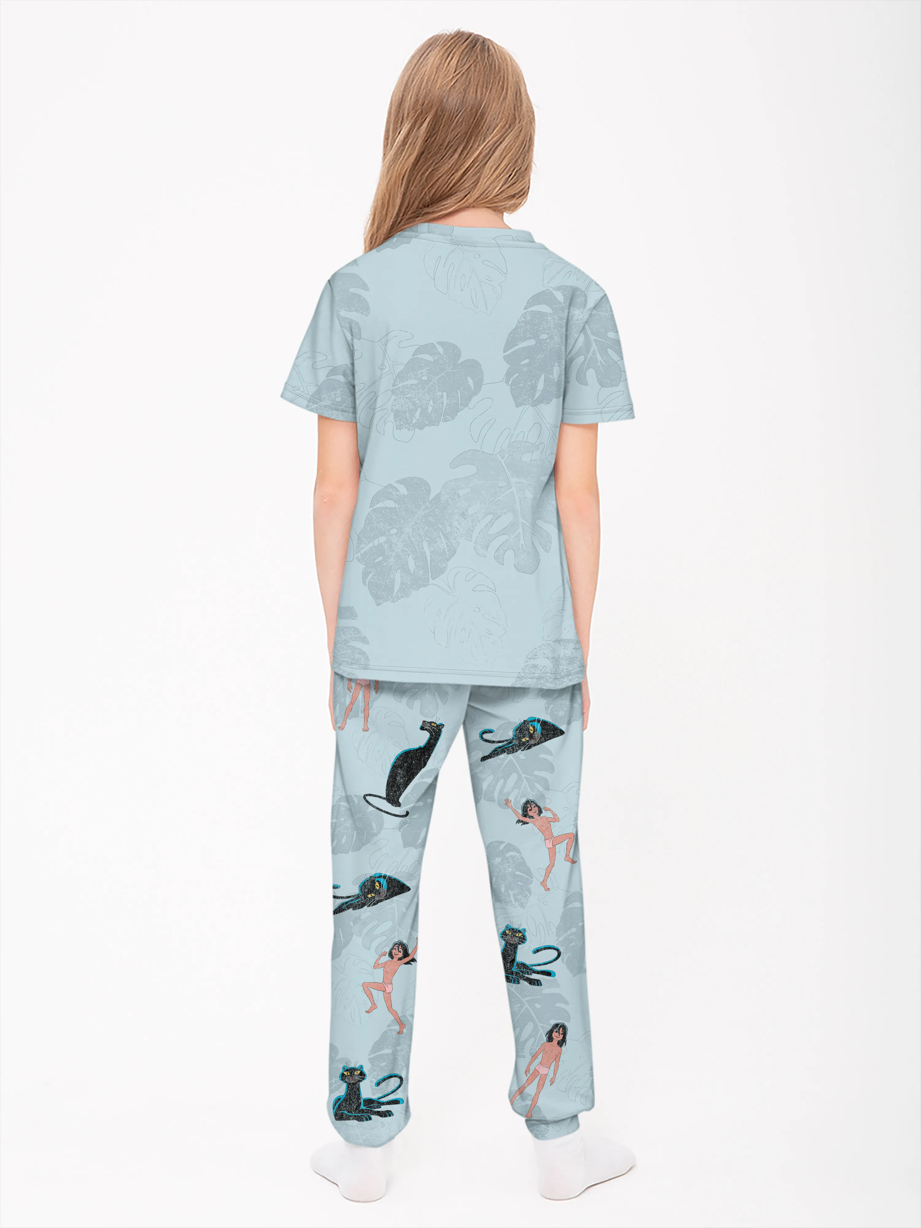 Детская пижама с брюками хлопок / Багира Blue