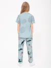 Детская пижама с брюками хлопок / Багира Blue