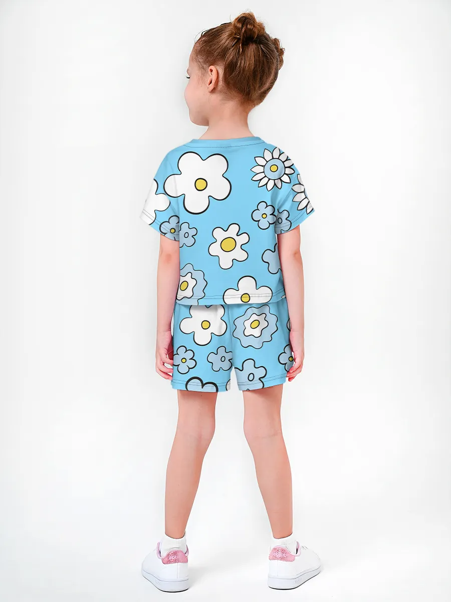 Девочкина пижама с шортами / Бременские музыканты Flower