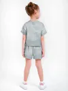 Девочкина пижама с шортами / Простоквашино Grey