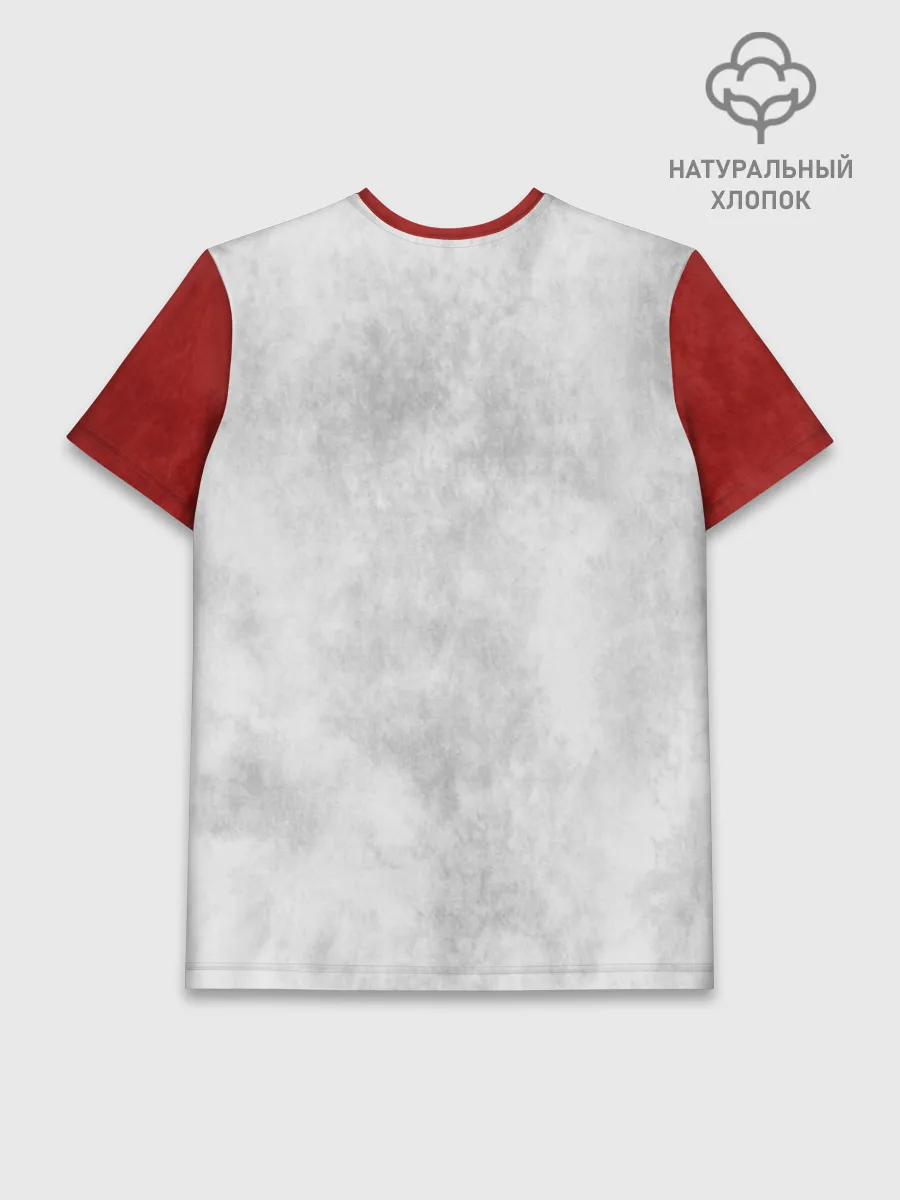 Мужская базовая футболка хлопок / Жил-был пёс RedWhite