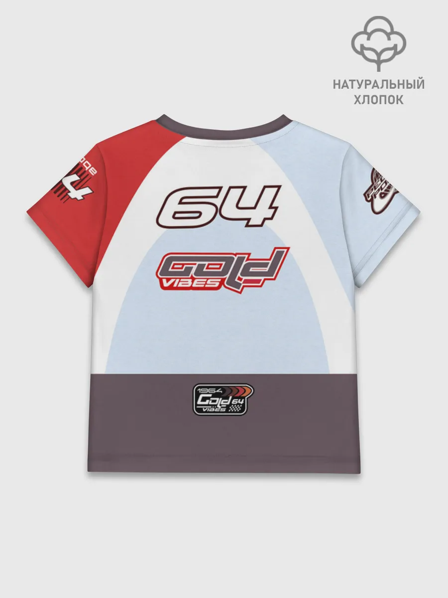 Детская футболка хлопок / Шайбу Шайбу RedBlue