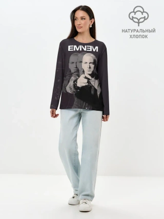 Лонгслив женский. Хлопок / Eminem
