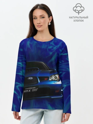 Лонгслив женский. Хлопок / Subaru
