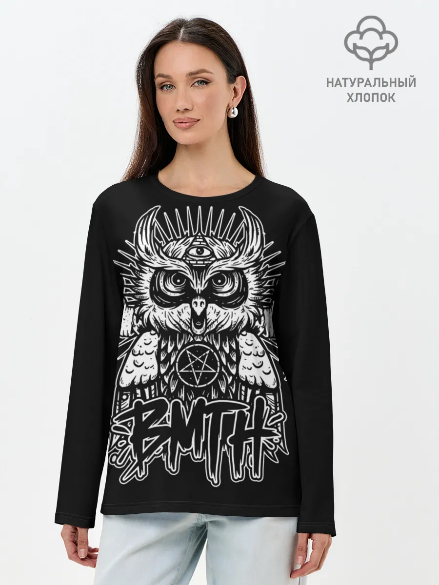 Лонгслив женский. Хлопок / Bring Me The Horizon