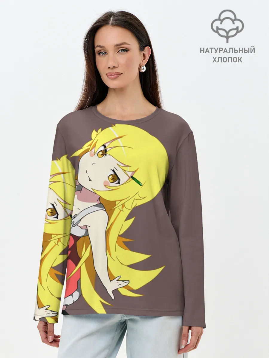 Лонгслив женский. Хлопок / Shinobu