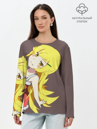 Лонгслив женский. Хлопок / Shinobu